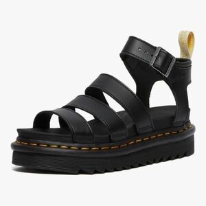 Dr. Martens Women's V Blaire Fisherman Sandal, Black Felix Rub Off, 6